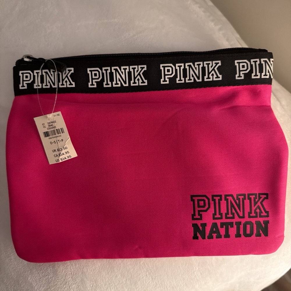 Victoria's Secret Pink and Black Pouch